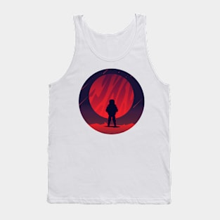 Space Astronaut Landscape Tank Top